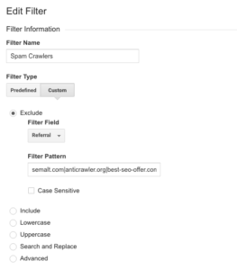 How To Add Spam Filter Analytics