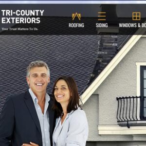 Tri County Exteriors Website Design