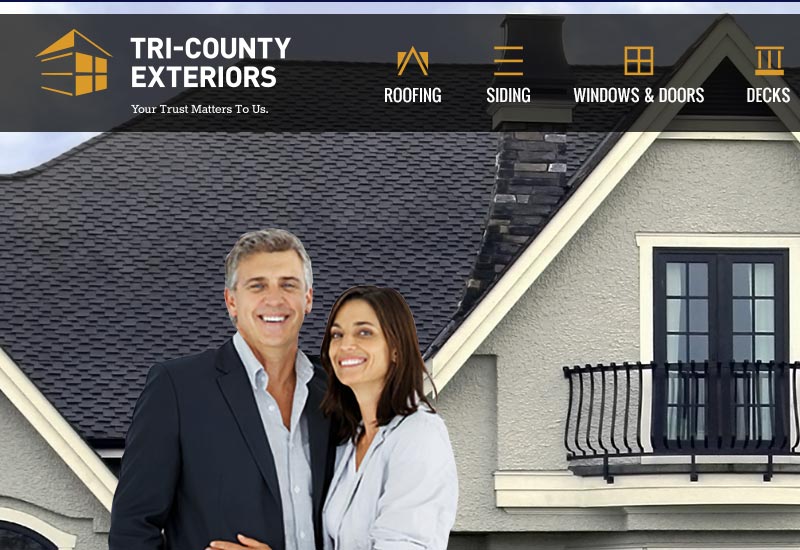 Tri-County Exteriors Website Design
